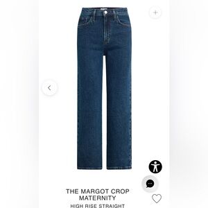NWT Joe’s Jeans The Margot Crop Maternity Jeans (27)